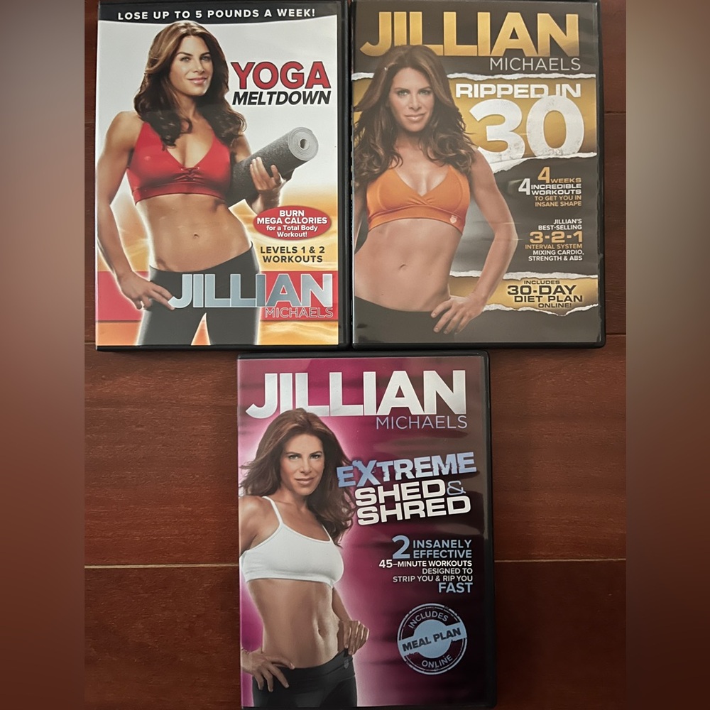 Michaels Fitness DVD Set - Red and Yellow